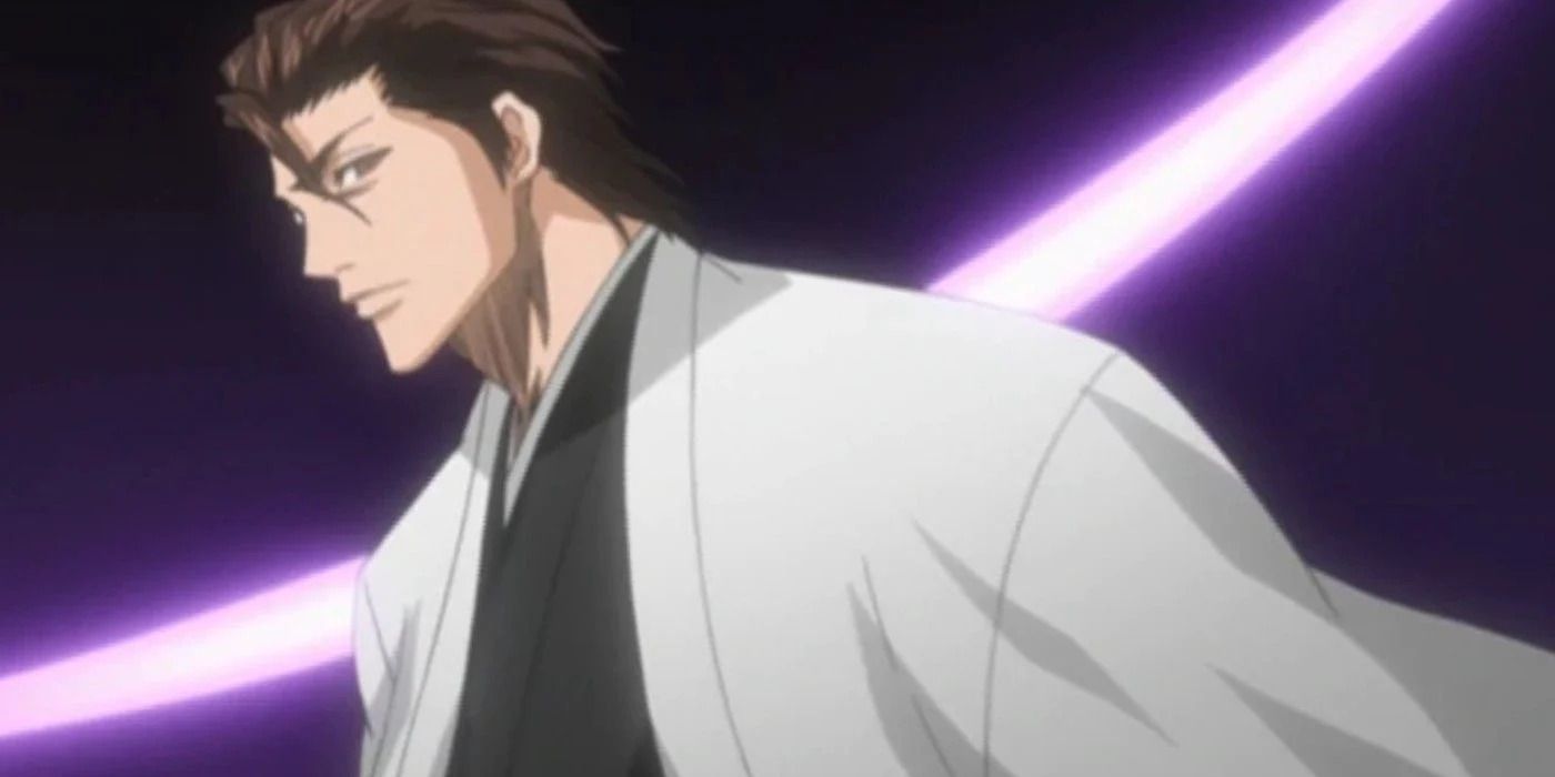 Aizen using Kido in Bleach