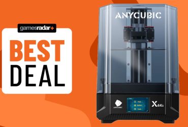 Anycubic Photon Mono 6Ks beside a 'best deal' badge, all against an orange background