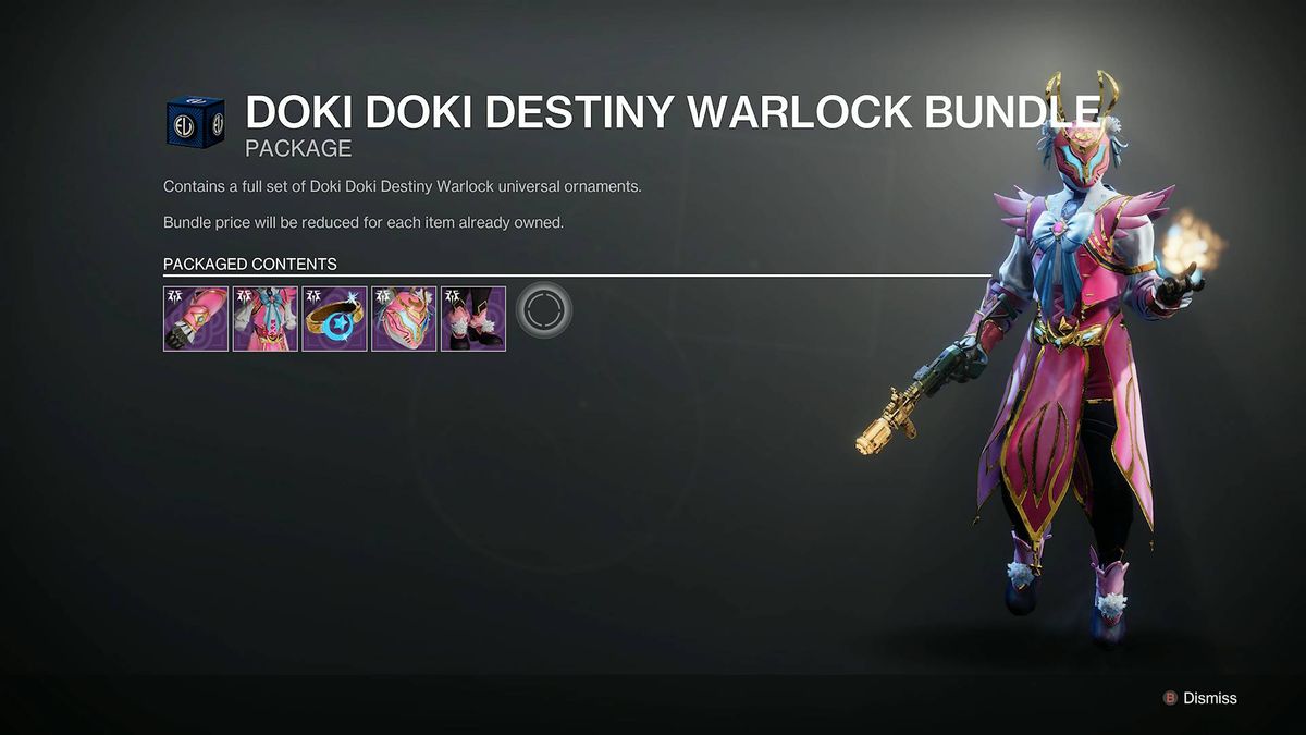 How to get the Destiny 2 Doki Doki armor