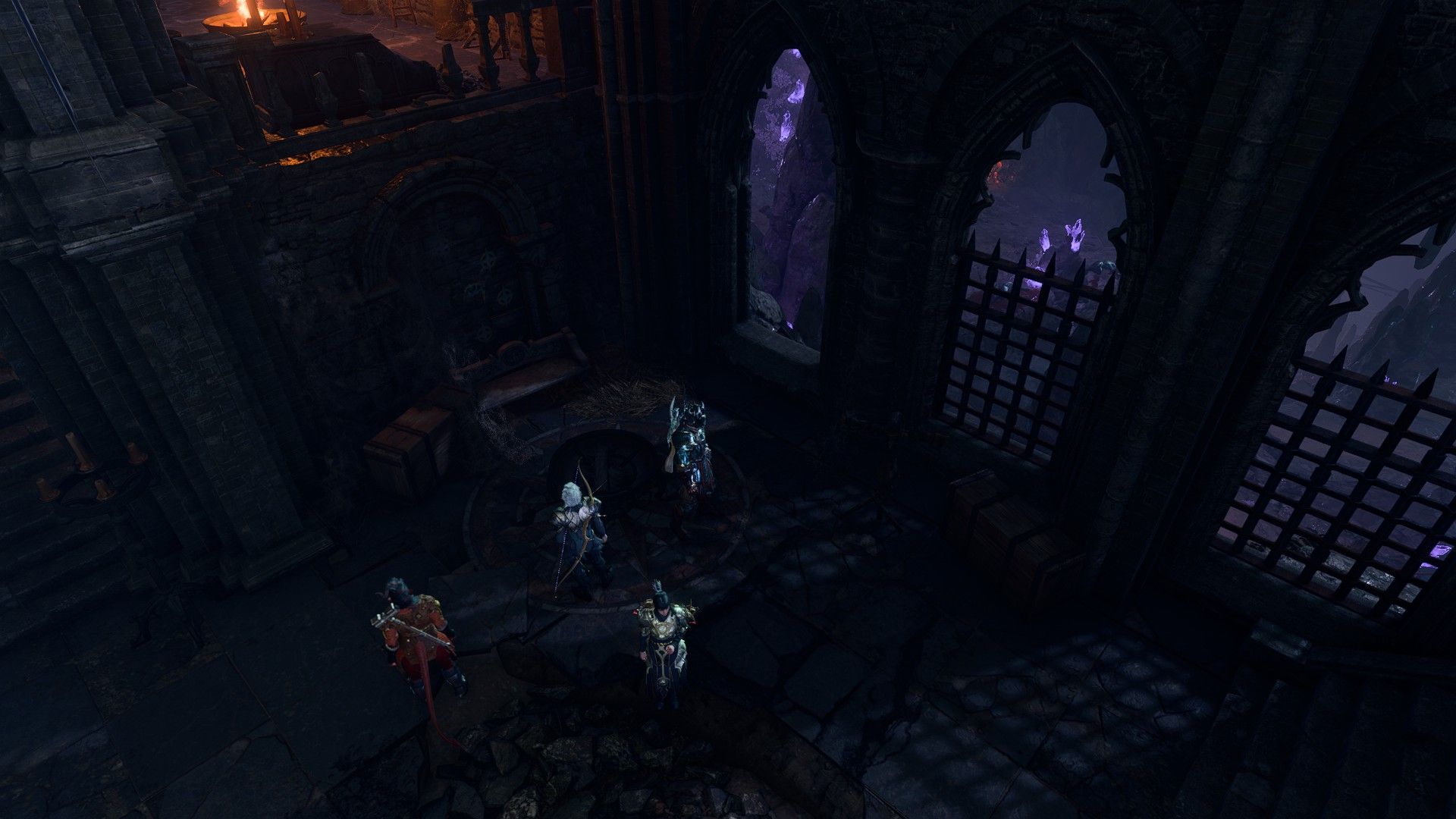 An open window in the Selunite Outpost in Baldur's Gate 3