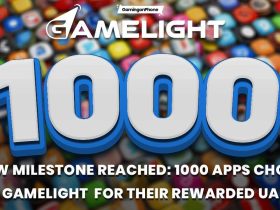 Gamelight 1000 apps milestone