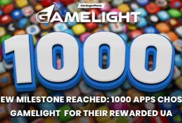 Gamelight 1000 apps milestone