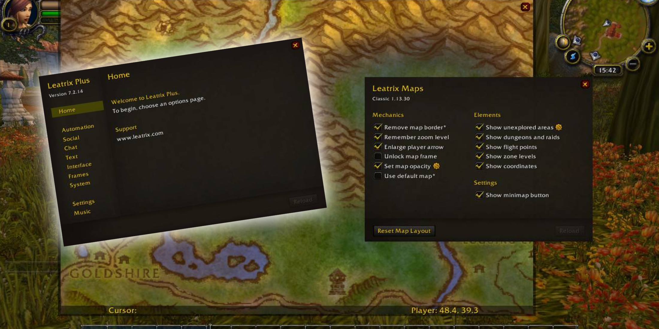 Best WoW Classic Addons Leatrix Maps Plus