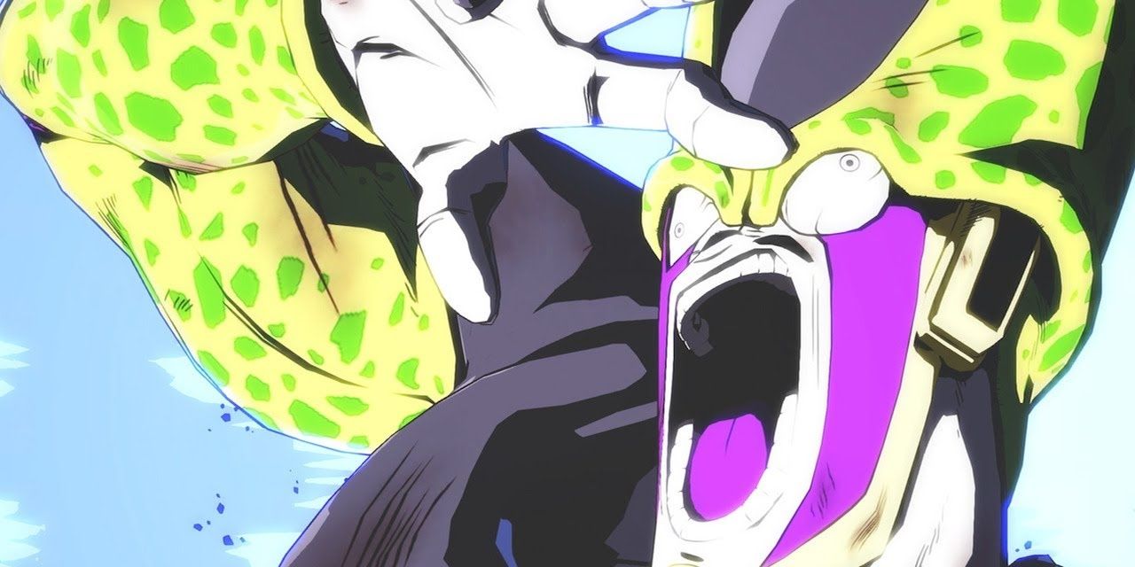 Dragon Ball Fighterz Cell getting destroyed Cropped.