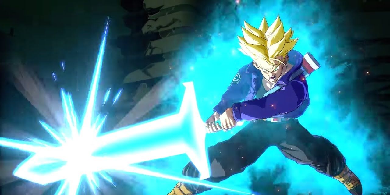 Trunks with the Spirit Sword Dragon Ball Fighterz Cropped.