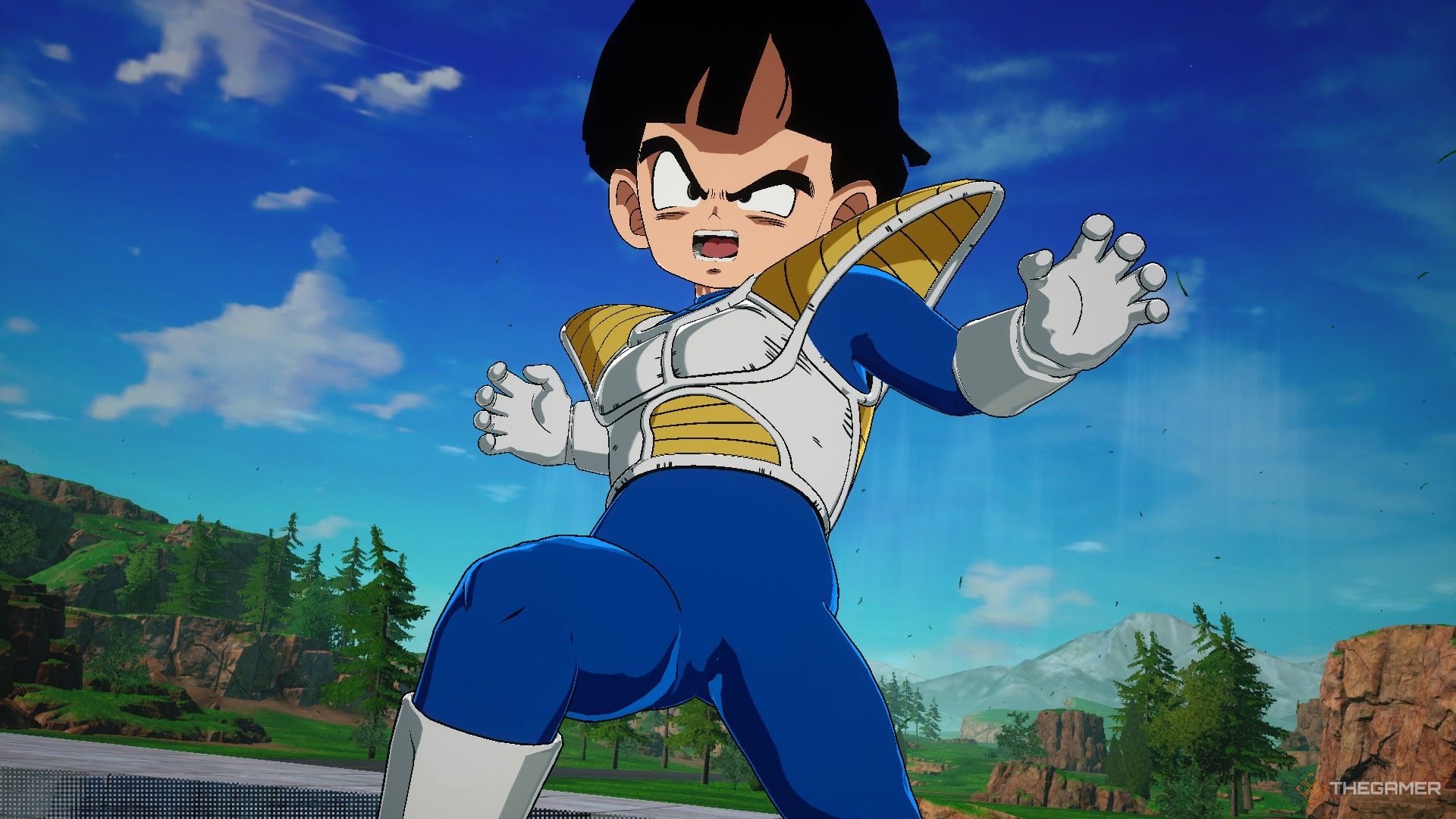 Dragon Ball Sparking Zero image Gohan as a kid ready to fire an attack.