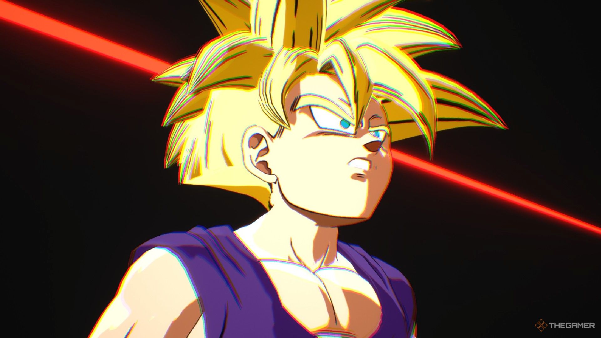 Dragon Ball Sparking Zero image Gohan as a teen turning Super Saiyan 2.