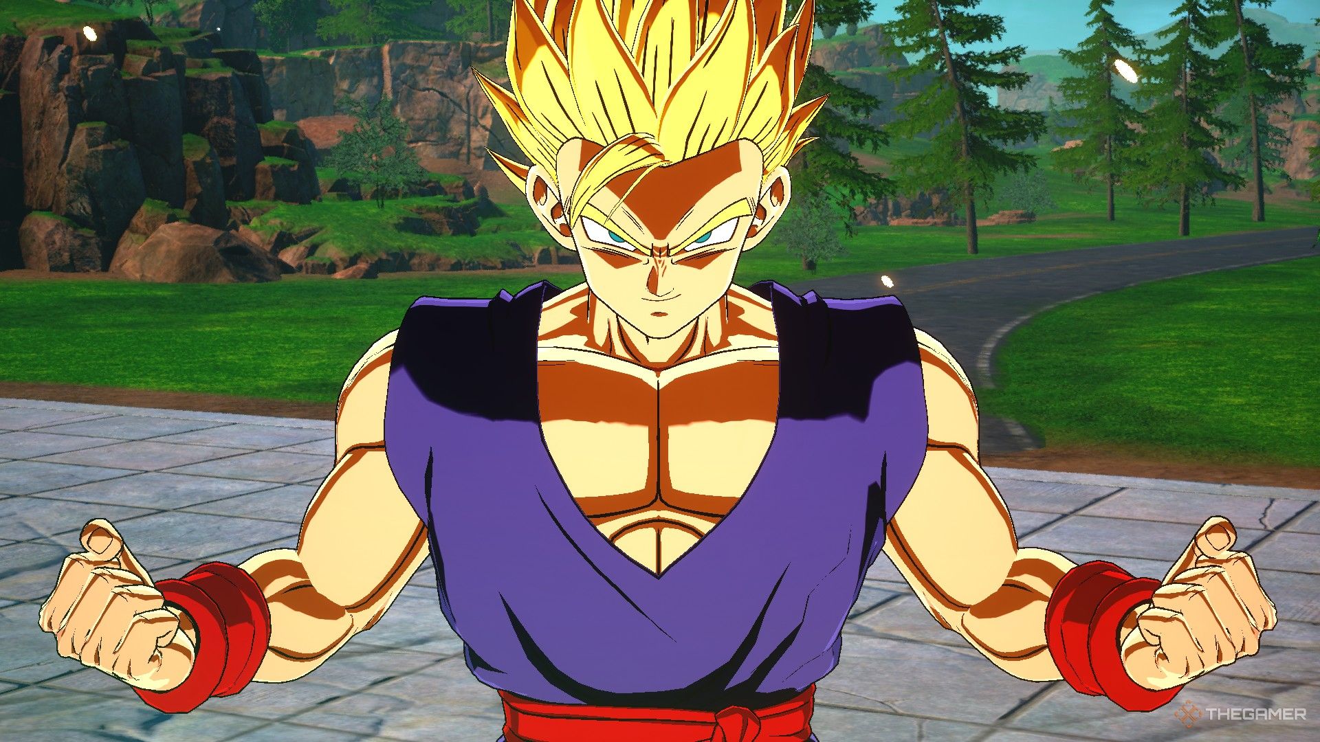 Dragon Ball Sparking Zero image showing Gohan in his Super Saiyan form.