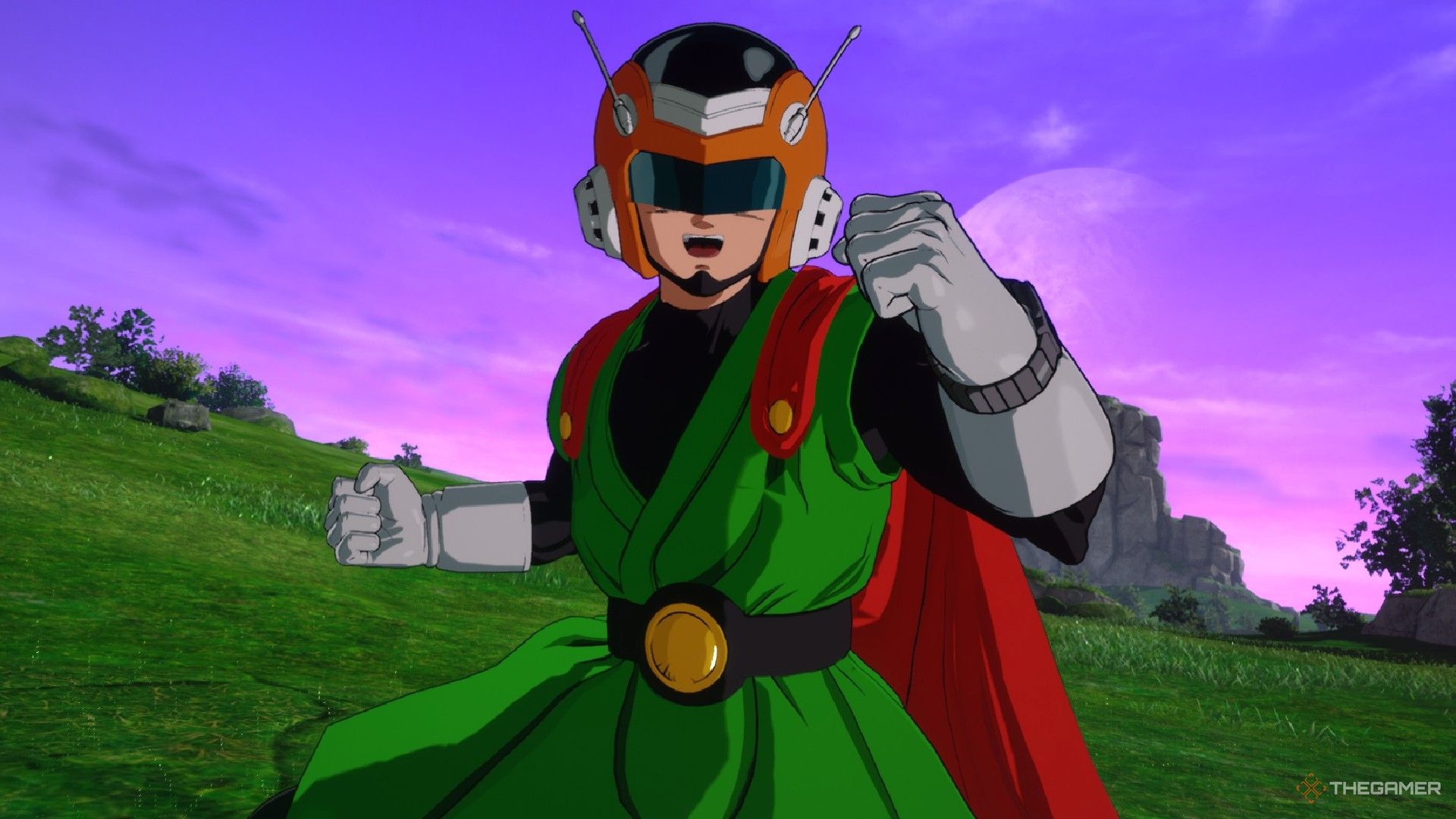 Dragon Ball Sparking Zero image showing the Great Saiyaman.