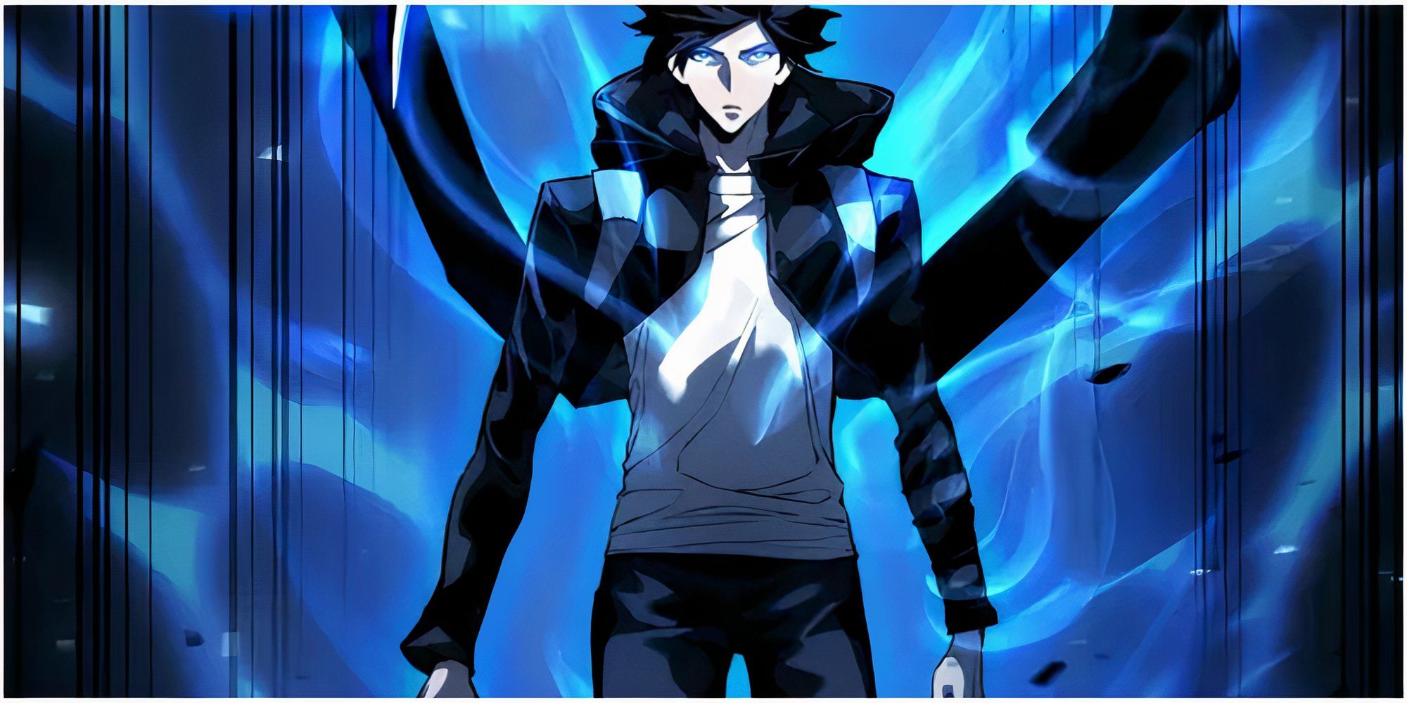 Boundless necromancer manhwa protagonist Seong-yun han showing his powers