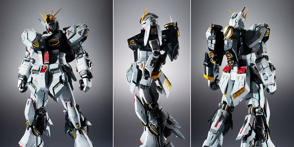 A KAITAI-SHOU-KI RX-93 NU Gundam kit from Tamashii Nations.