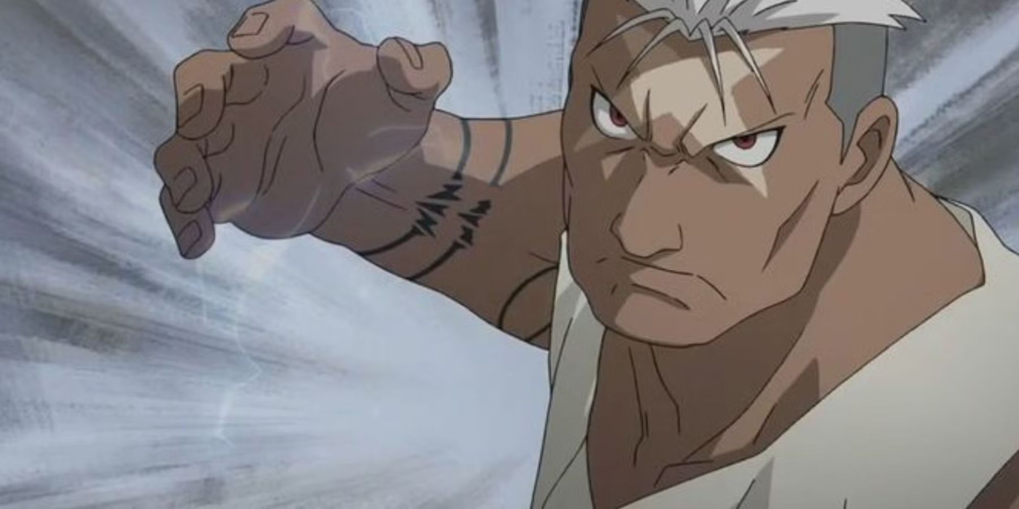 Scar uses deconstruction in Full Metal Alchemist Brotherhood.