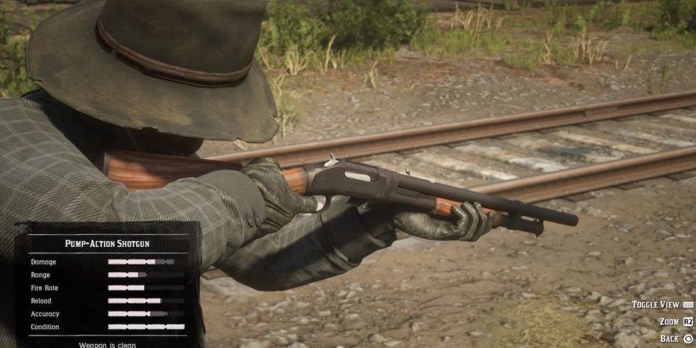 Pump Action Shotgun Red Dead Online