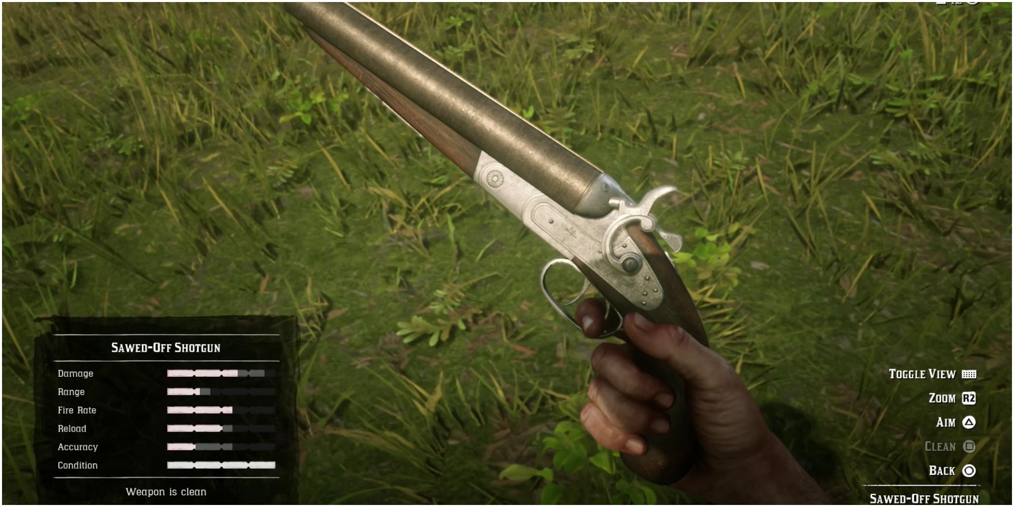 Red Dead Online Sawed Off Shotgun In New Condition