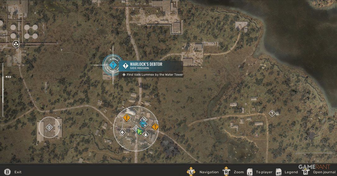 warlocks debtor location water tower stalker 2