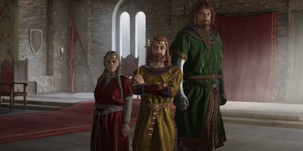 A noble family in Crusader Kings 3.