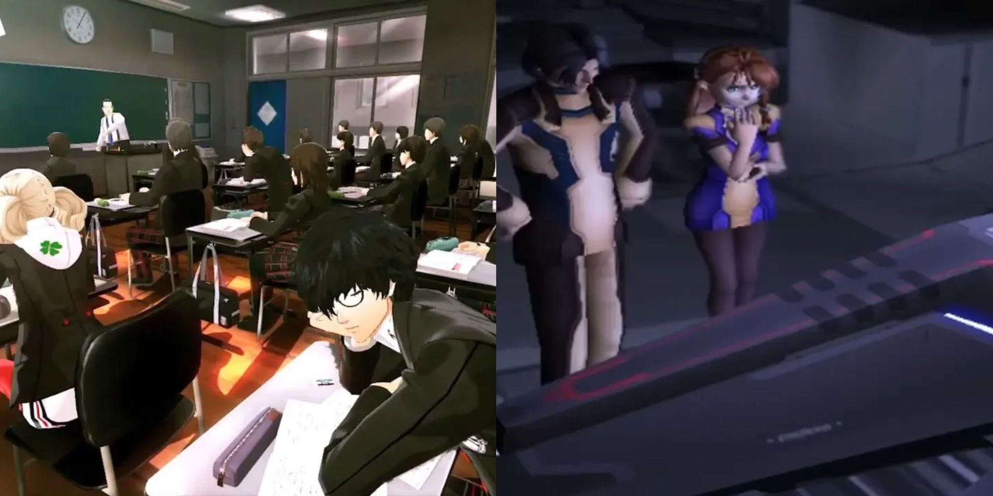 Persona 5 on the left, Xenosaga episode one on the right. 