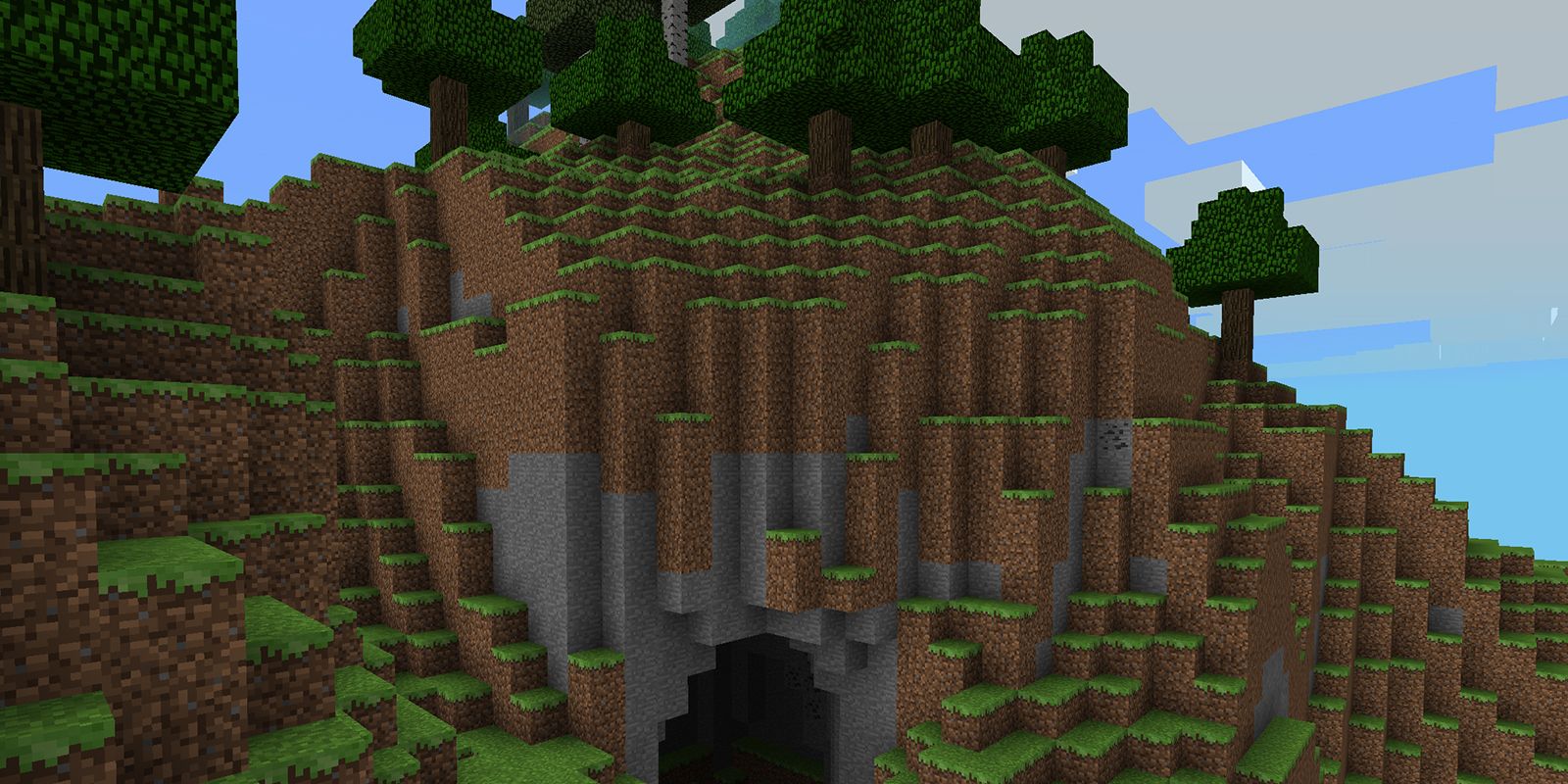 Minecraft Forested Mountain