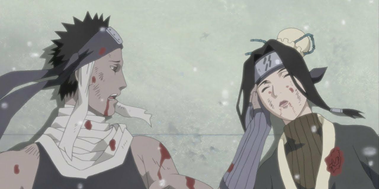 Zabuza dies with Haku