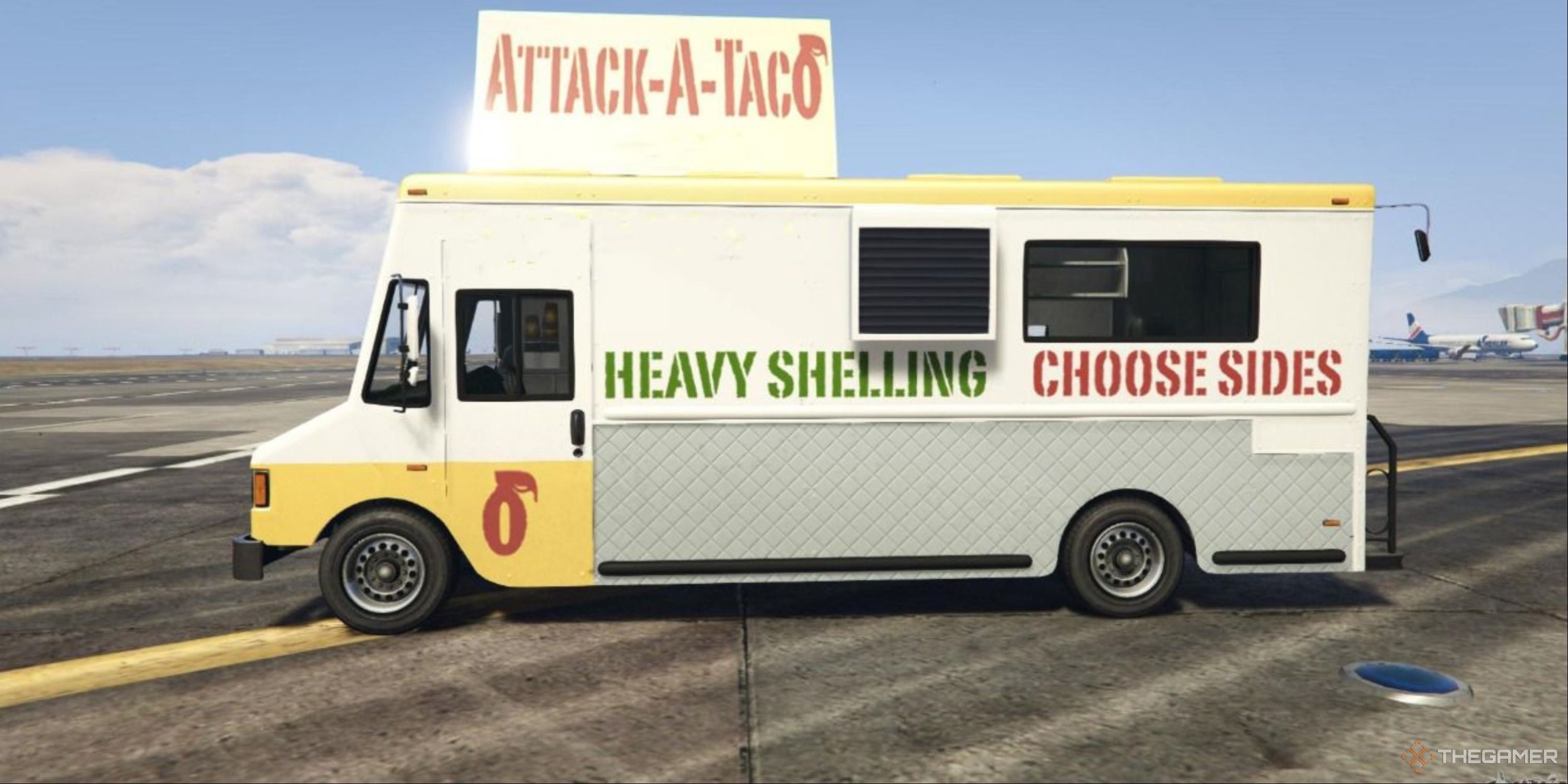 A taco van in Grand Theft Auto 5.