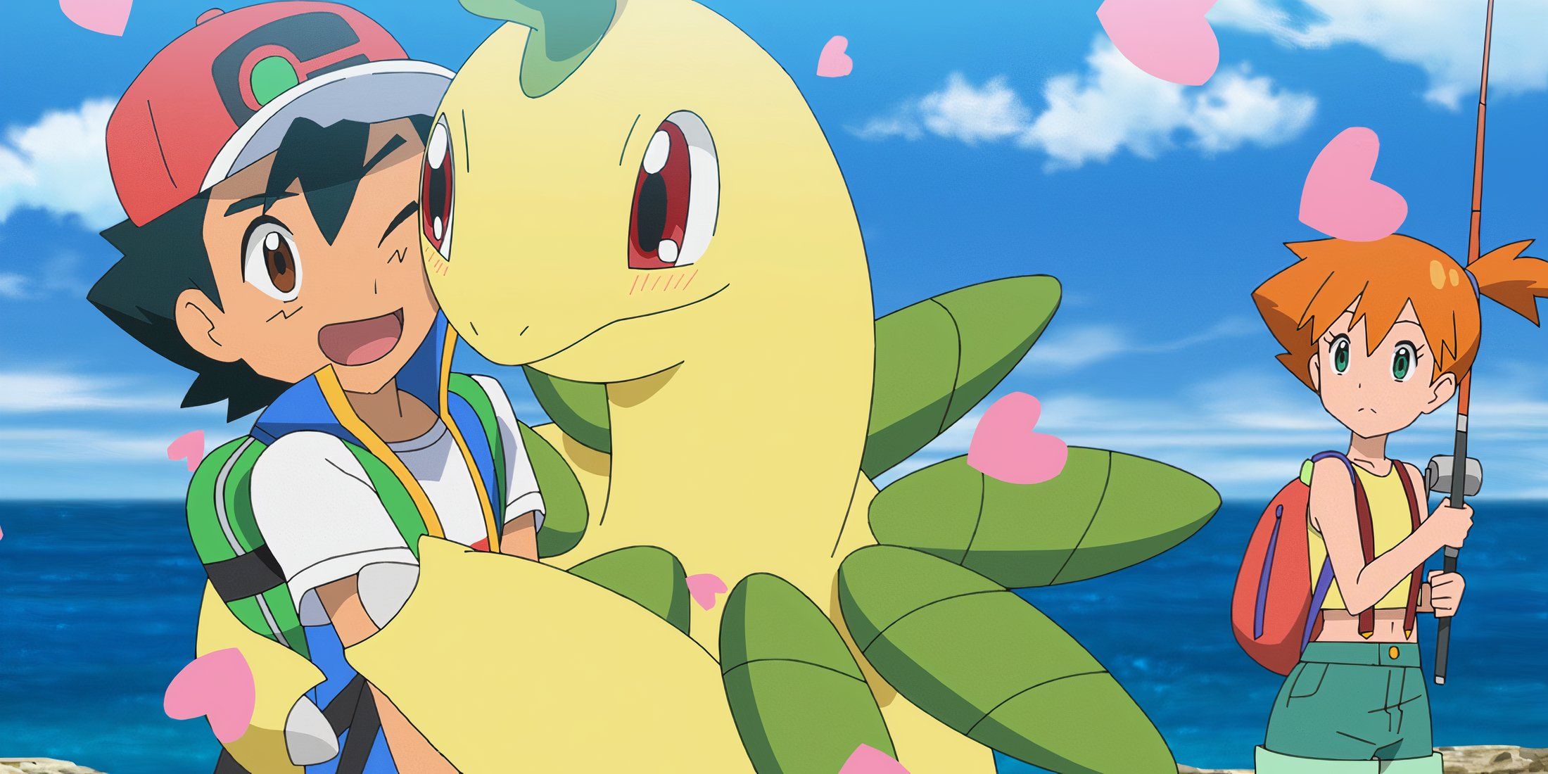 Bayleef & Ash In The Pokemon Anime