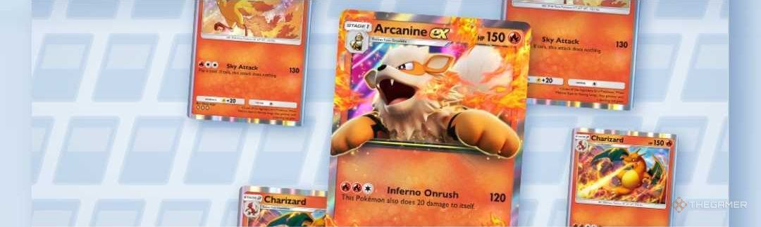 Aracanine exand other fire cards in Pokemon TCG Pocket.