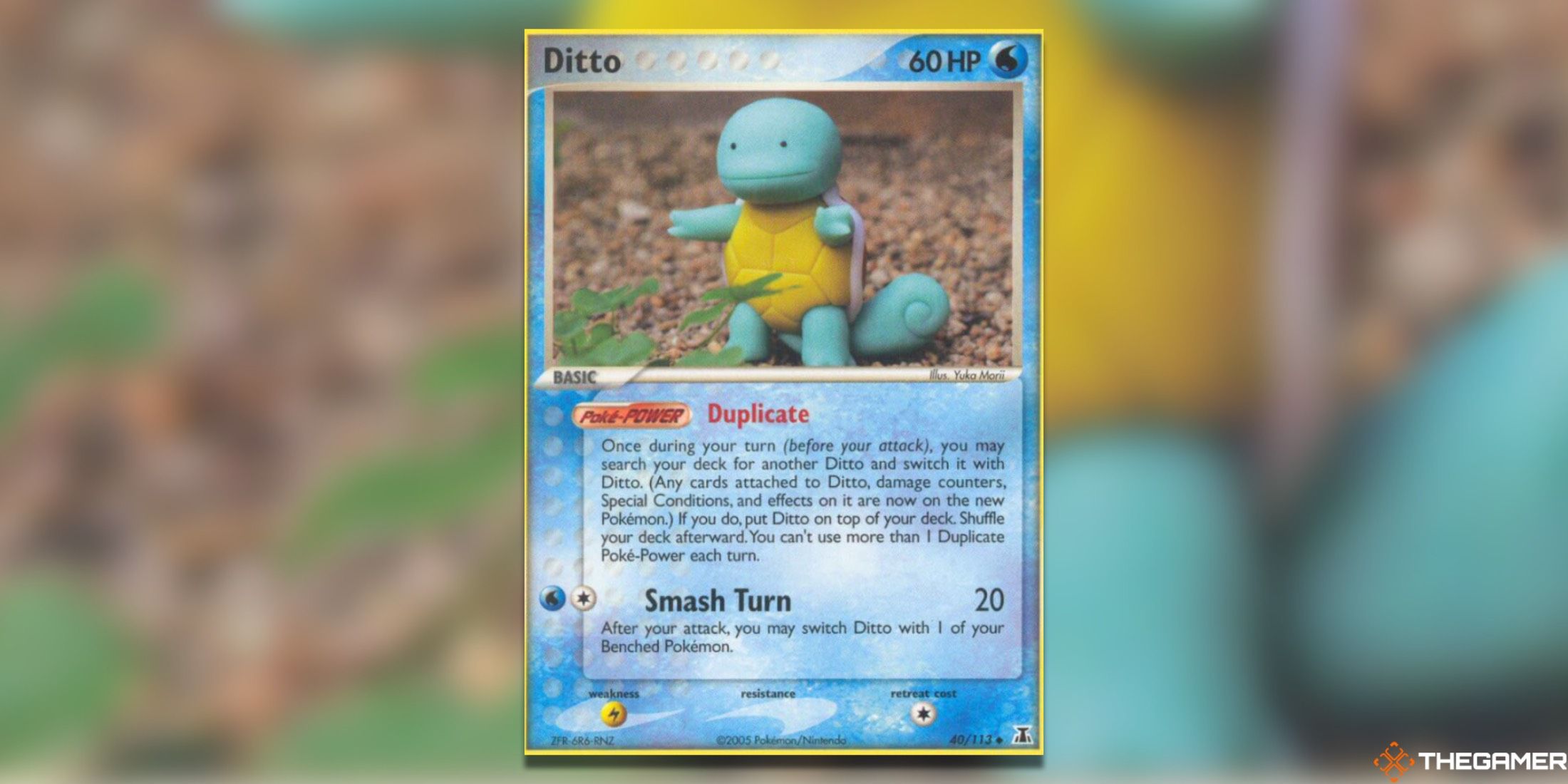 The Squirtle from Delta Species in the Pokemon TCG.