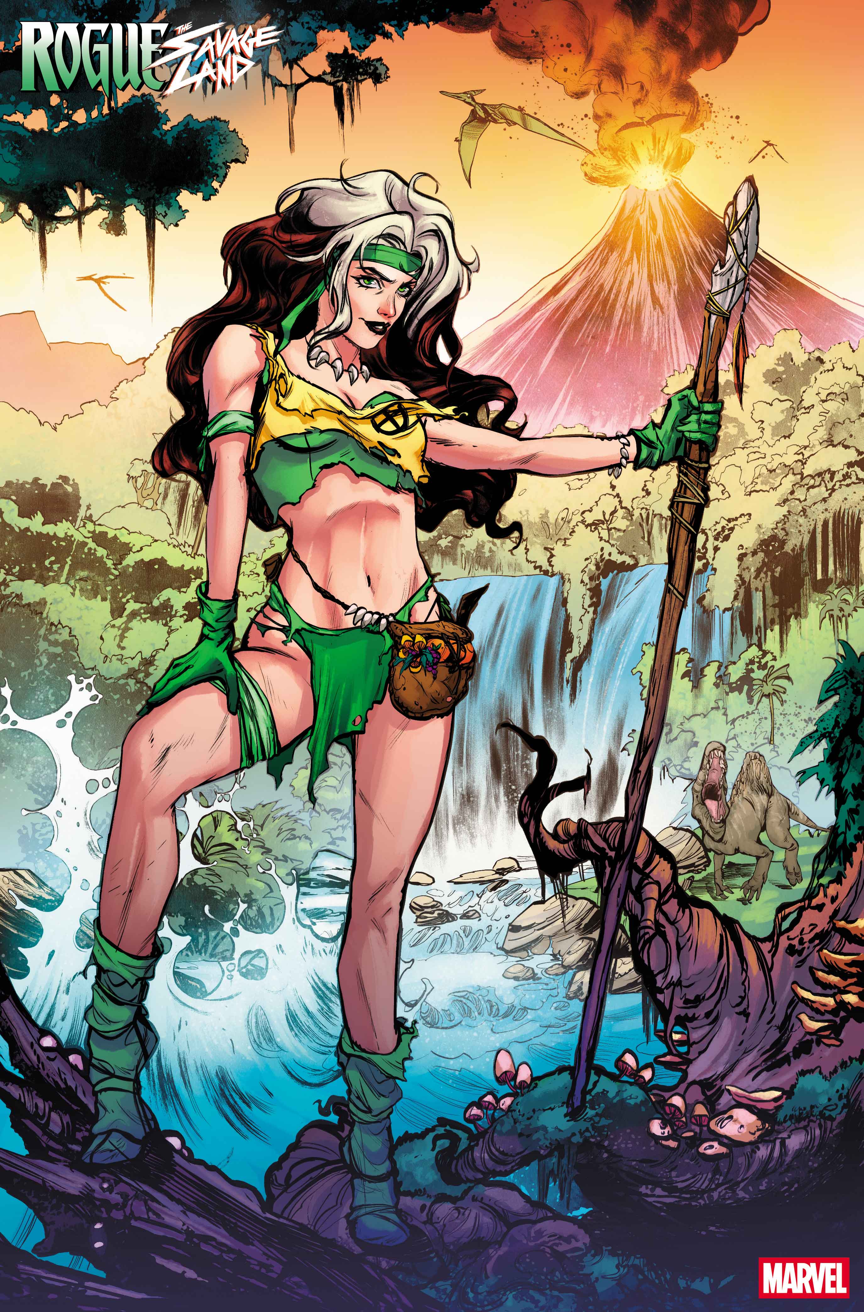 Rogue battles to survive in the Savage Land