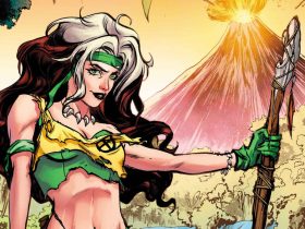 Rogue is dodging dinosaurs and romancing Magneto in our first look at The Savage Land #1