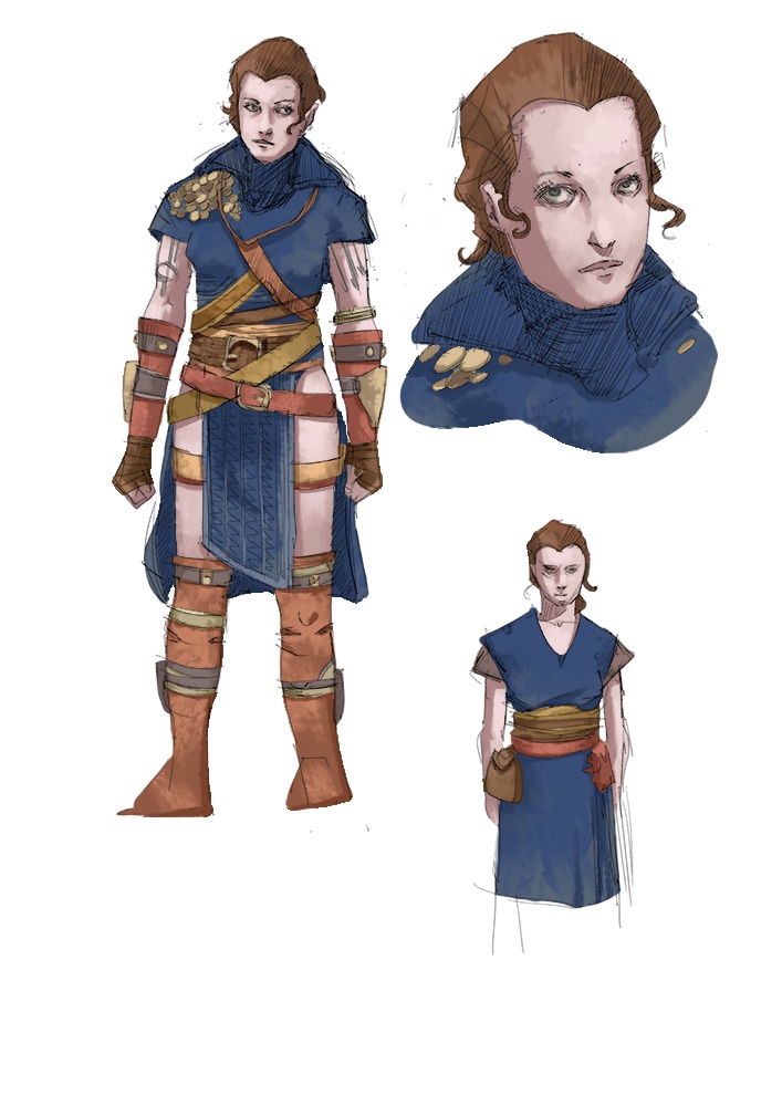 Character designs from Diablo: Dawn of Hatred. 