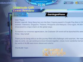 Mobile Legends Gratitude event MLBB