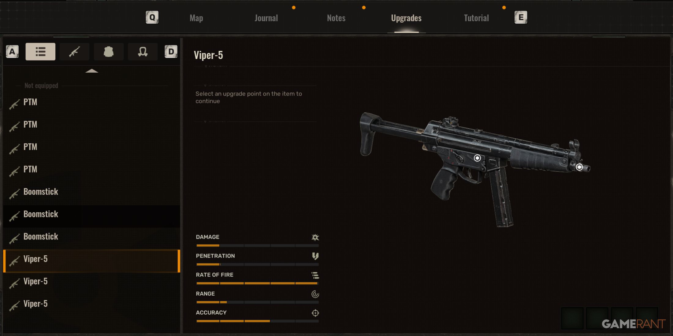 A lightweight SMG with a high rate of fire for clearing enemies quickly in S.T.A.L.K.E.R. 2