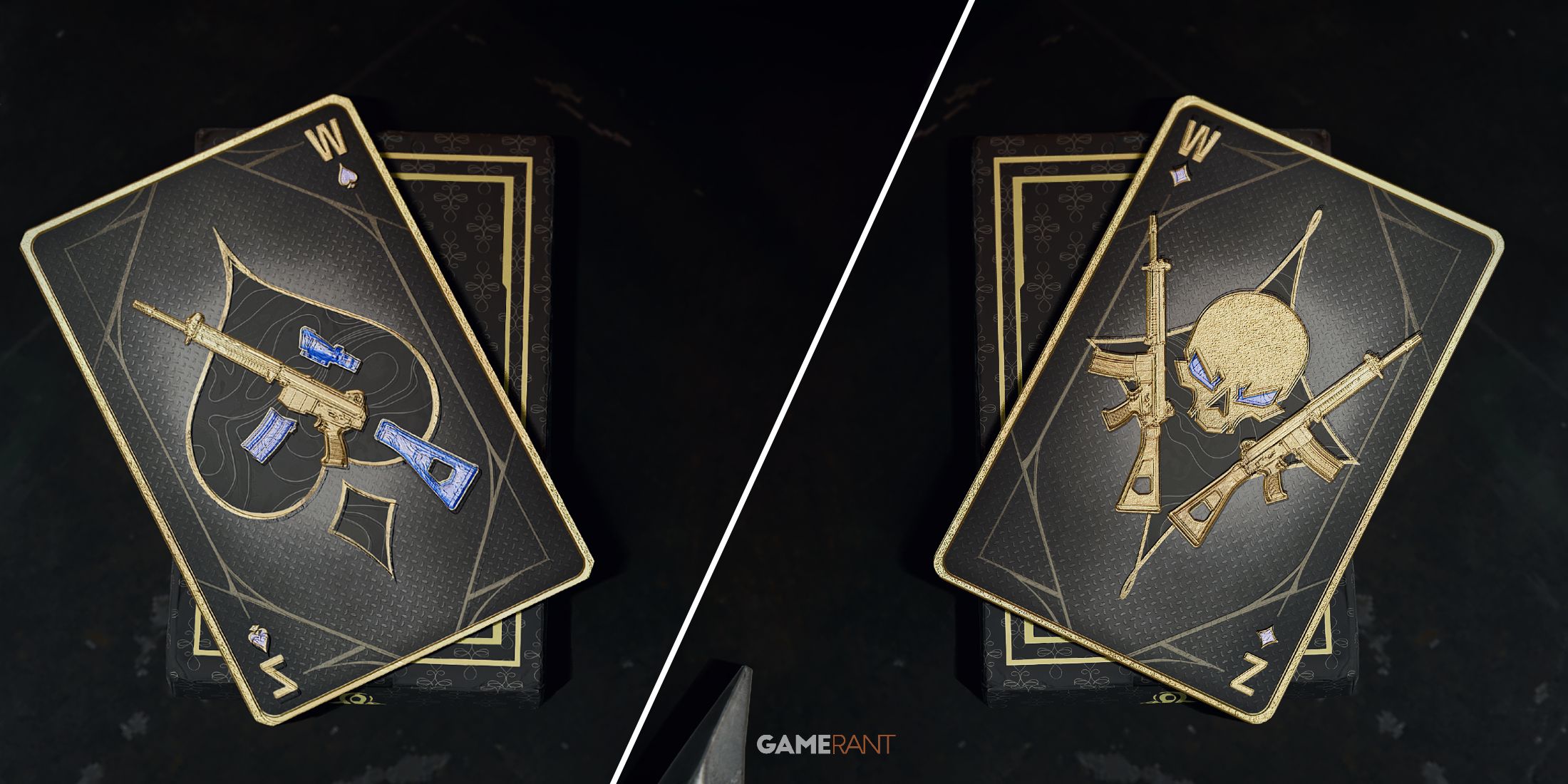 Split-image showcasing Overkill and Gunfighter in Call of Duty: Warzone