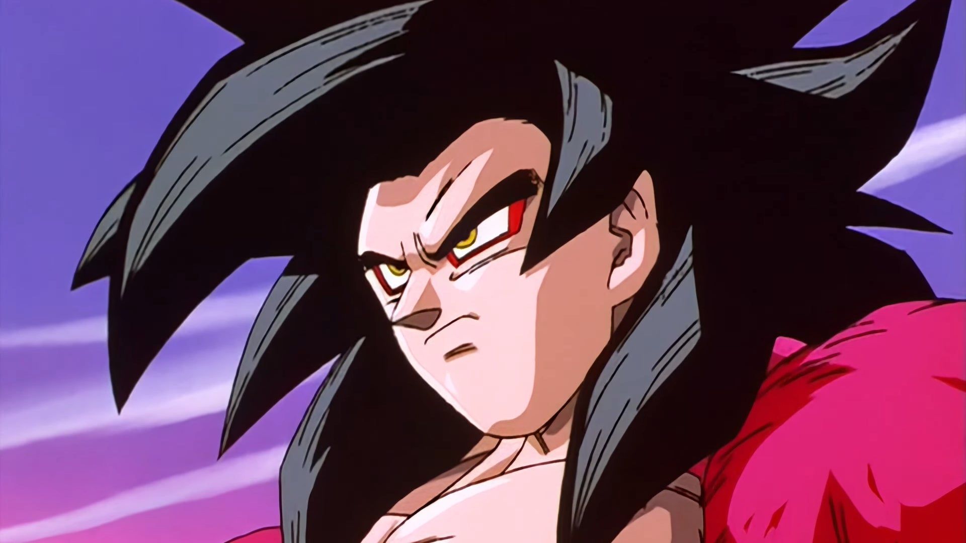 Goku Super Saiyan 4 in Dragon Ball GT.