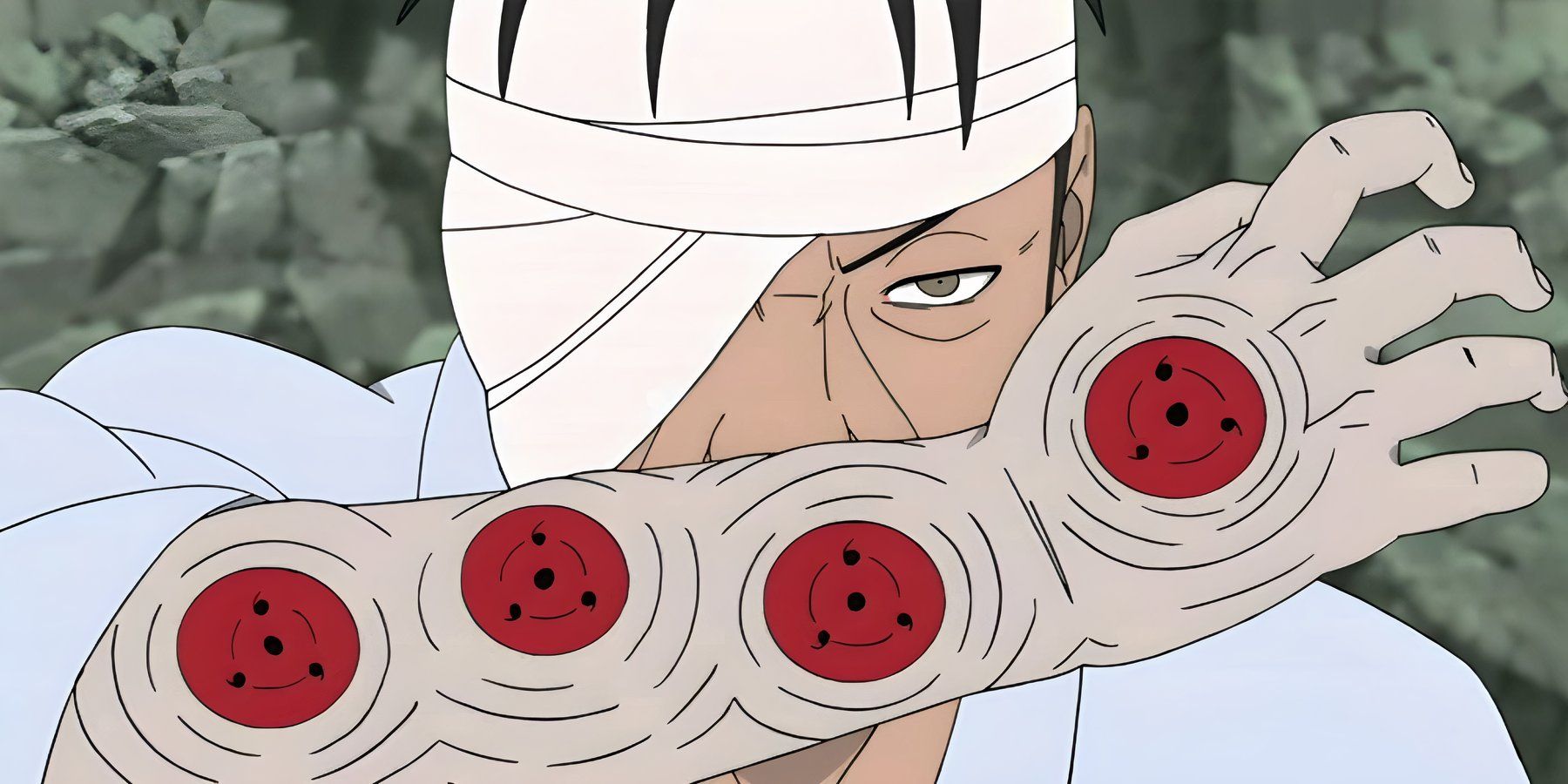 Danzo's Stolen Sharingans in Naruto