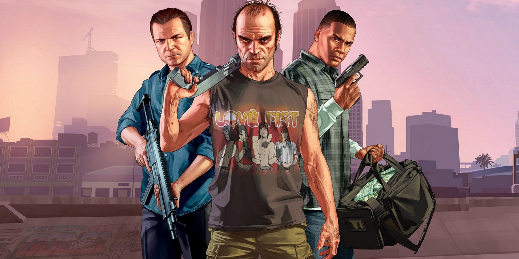 Protagonists in Grand Theft Auto 5