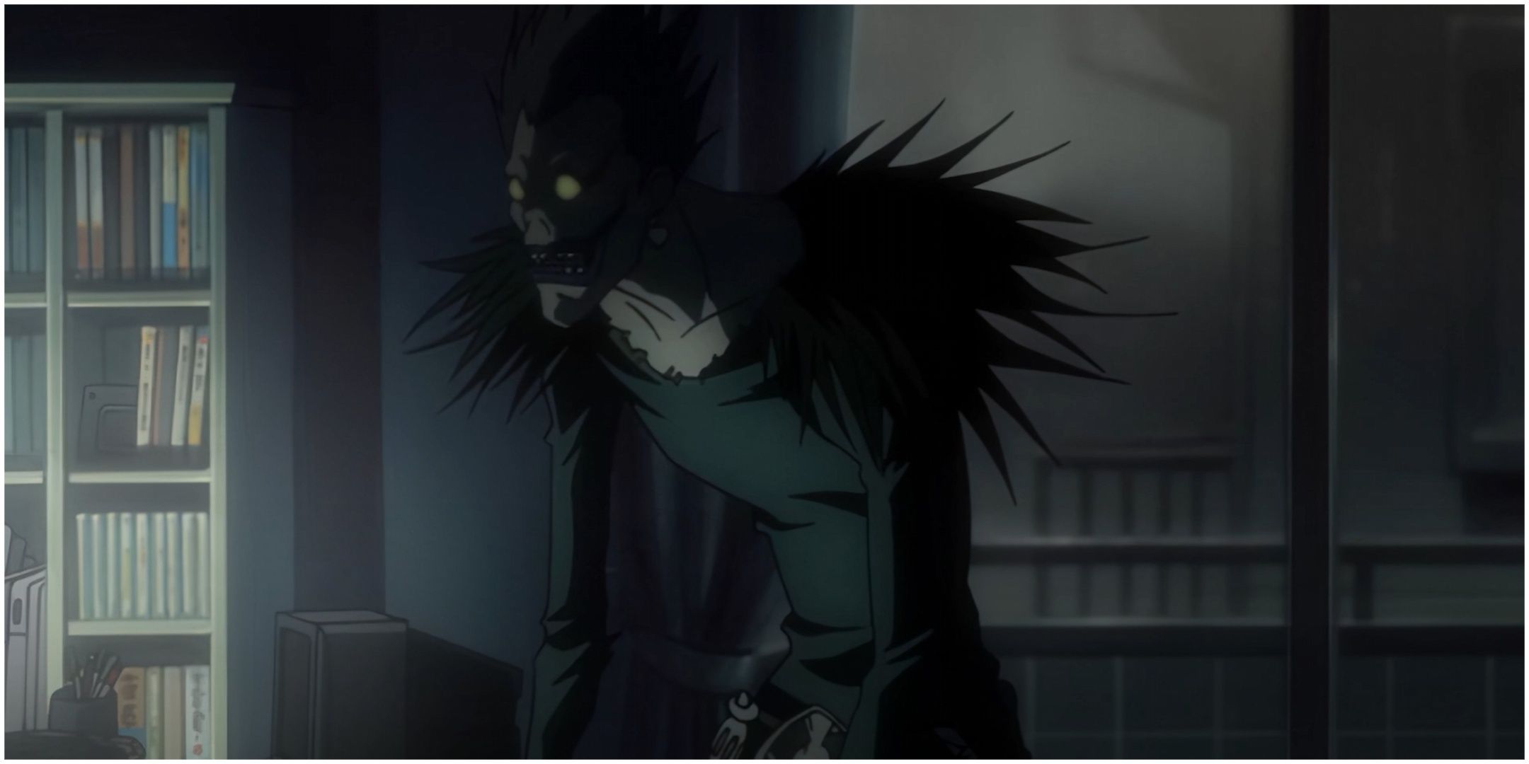 Ryuk in the shadows from the Death Note Anime