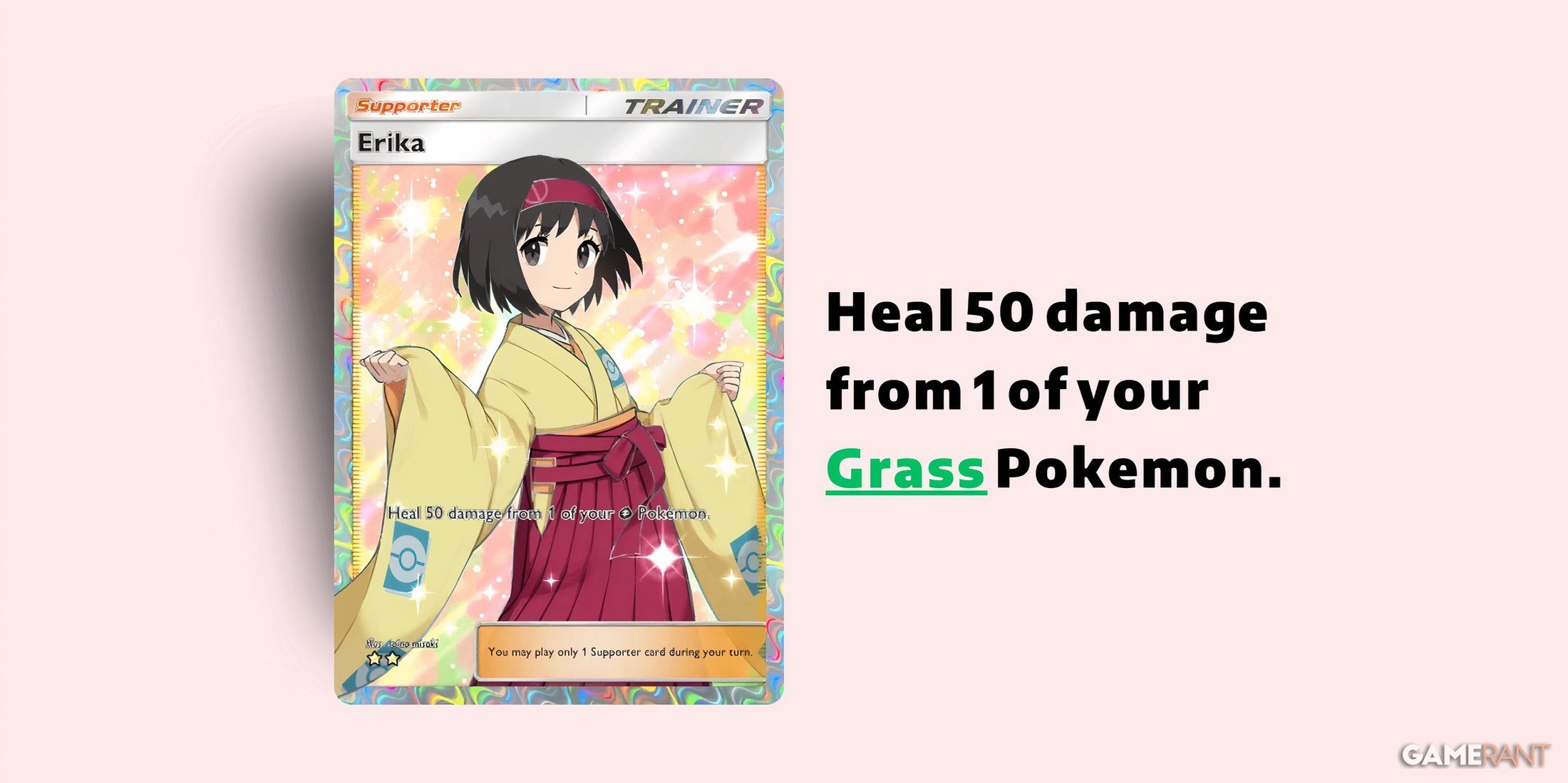 the ability of erika in pokemon tcg pocket.