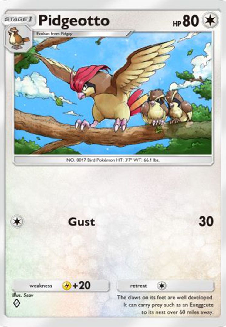 The Pidgeotto card in Pokemon TCG Pocket.