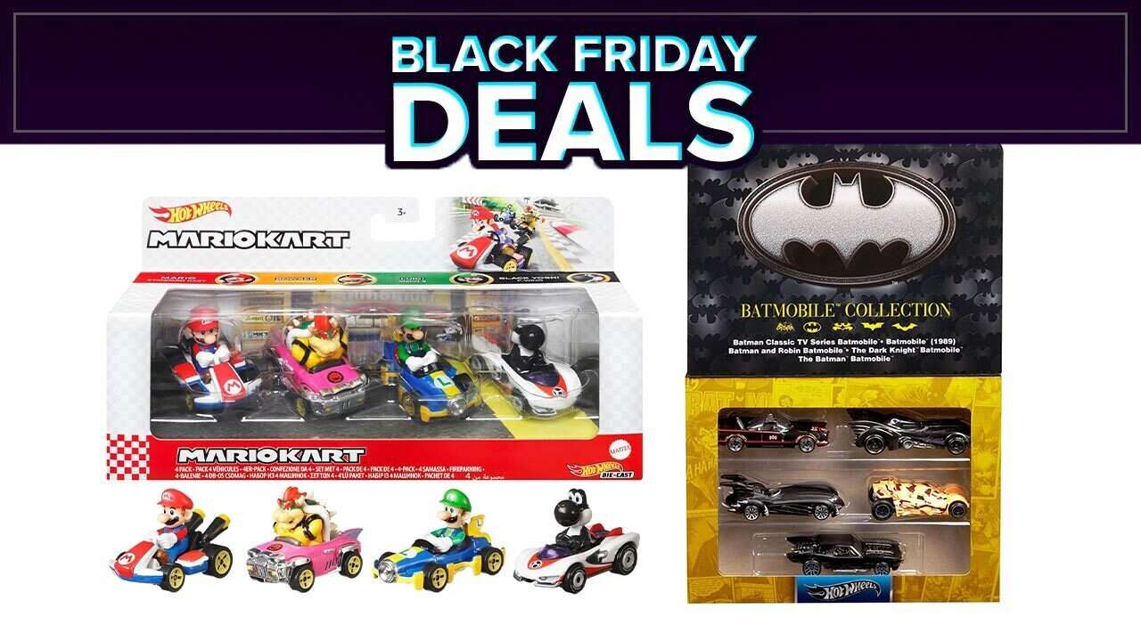 Hot Wheels Batmobile And Mario Kart Diecast Cars Are Cheap In Amazon's Black Friday Sale