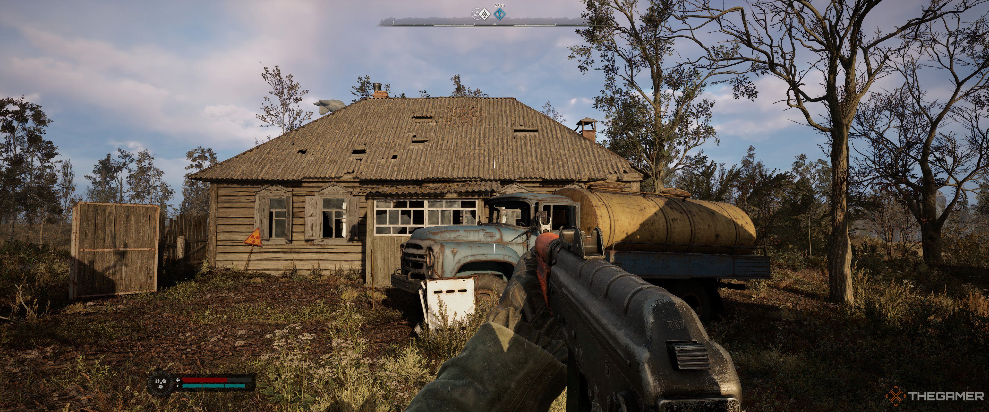 The truck near the post office in Stalker 2: Heart of Chornobyl.