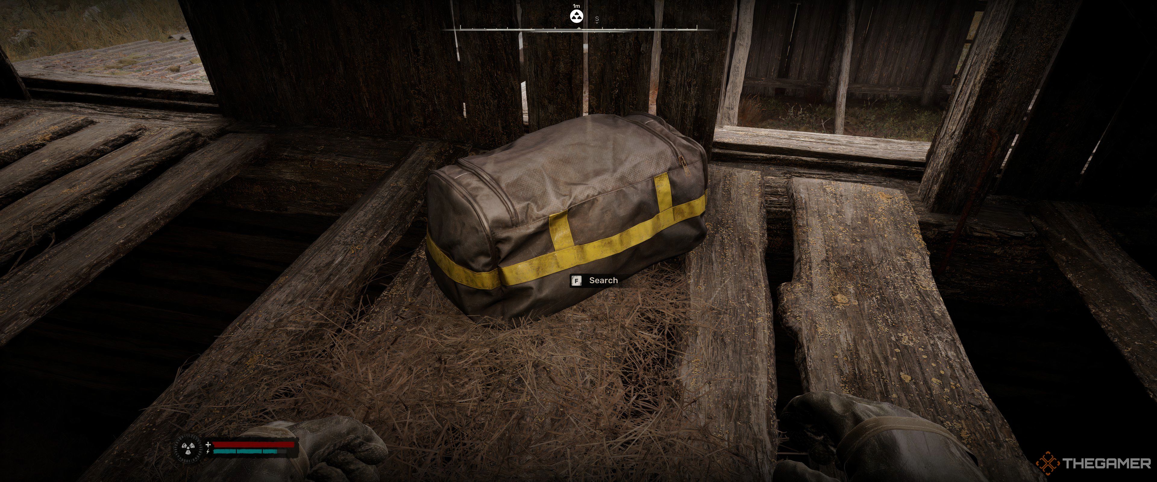 Stash near a cabin Stalker 2: Heart of Chornobyl.