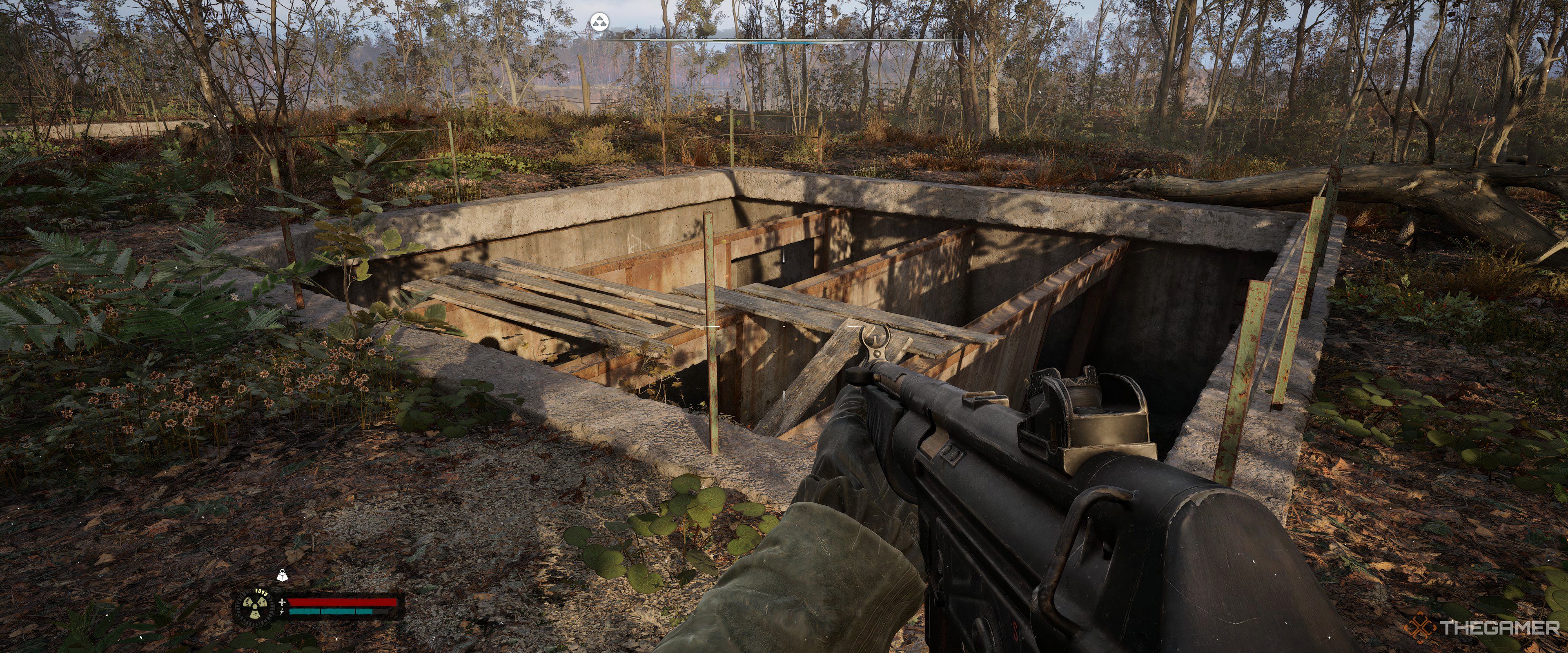 A concrete sewer box in Stalker 2: Heart of Chornobyl.