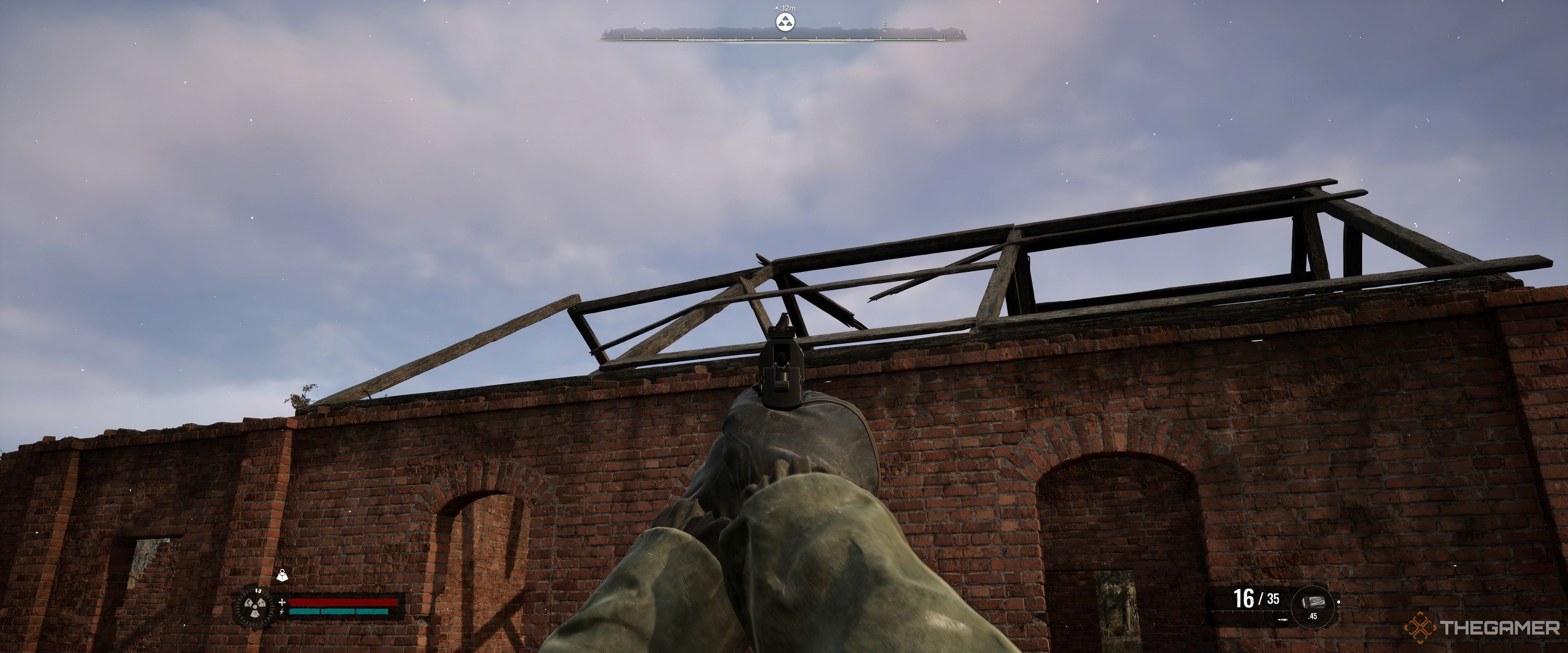 A stash on a rope in Stalker 2: Heart of Chornobyl.