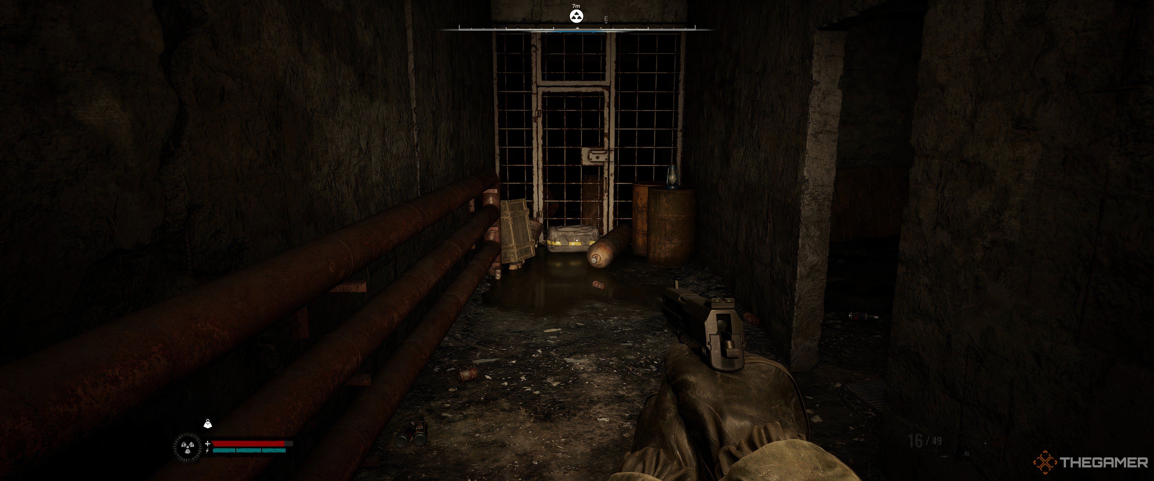 A stash in an underground hovel in Stalker 2: Heart of Chornobyl.