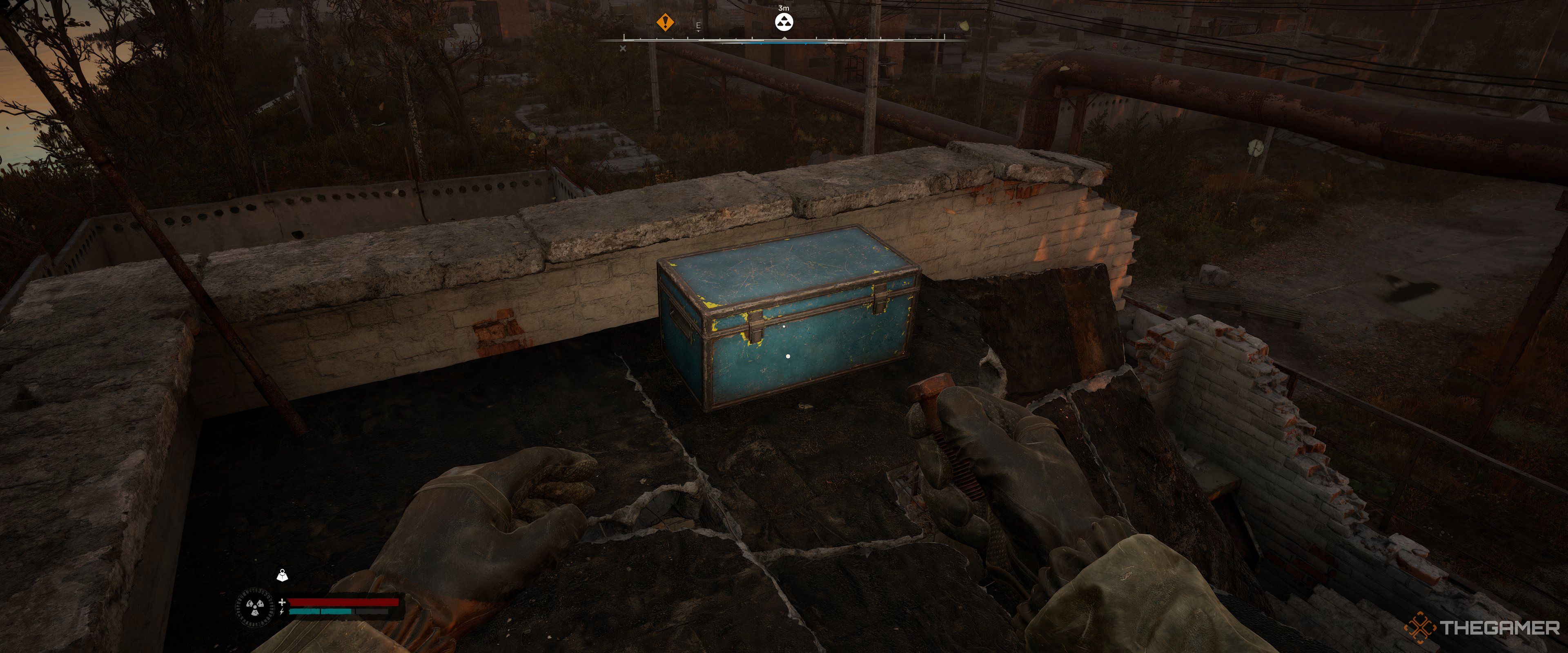 The stash at the northern checkpoint in Stalker 2: Heart of Chornobyl.