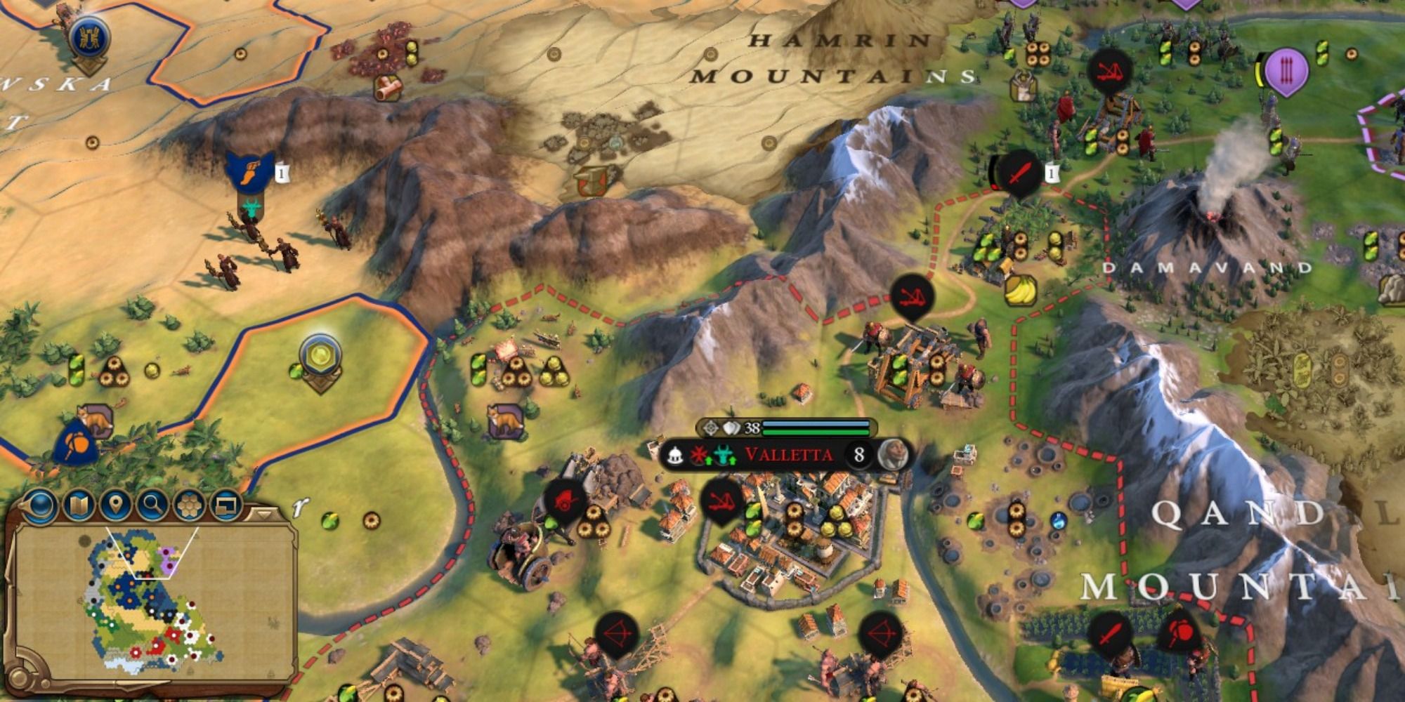 military focused city state civ 6