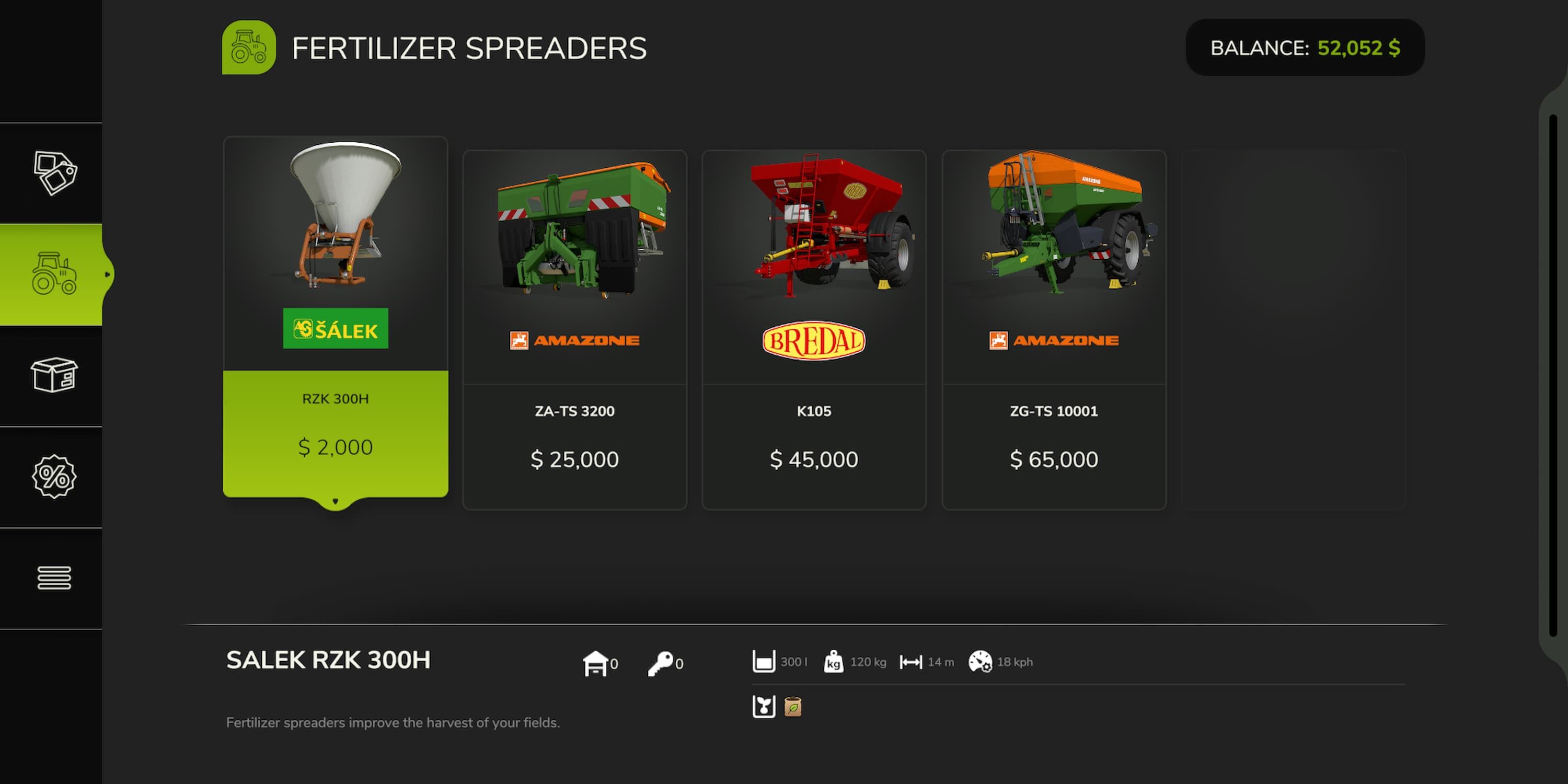 fertilizer spreader farming simulator 25