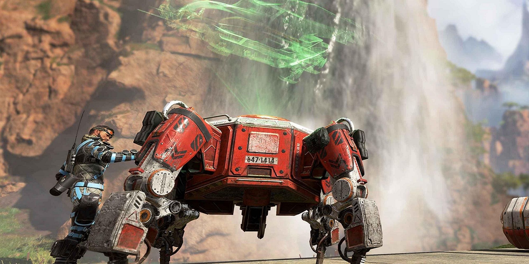 apex legends mirage uses a respawn beacon