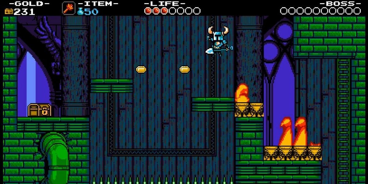 Shovel Knight in the Explodatorium